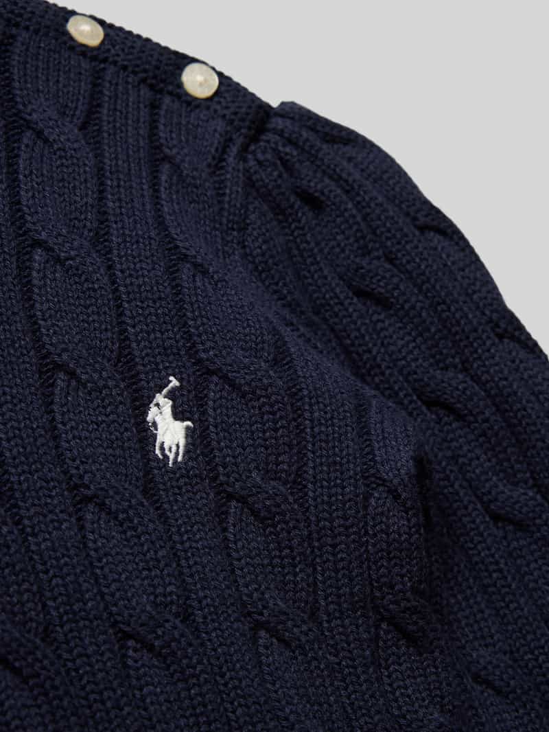 Polo Ralph Lauren Kids Gebreide pullover met logostitching model 'CABLE'