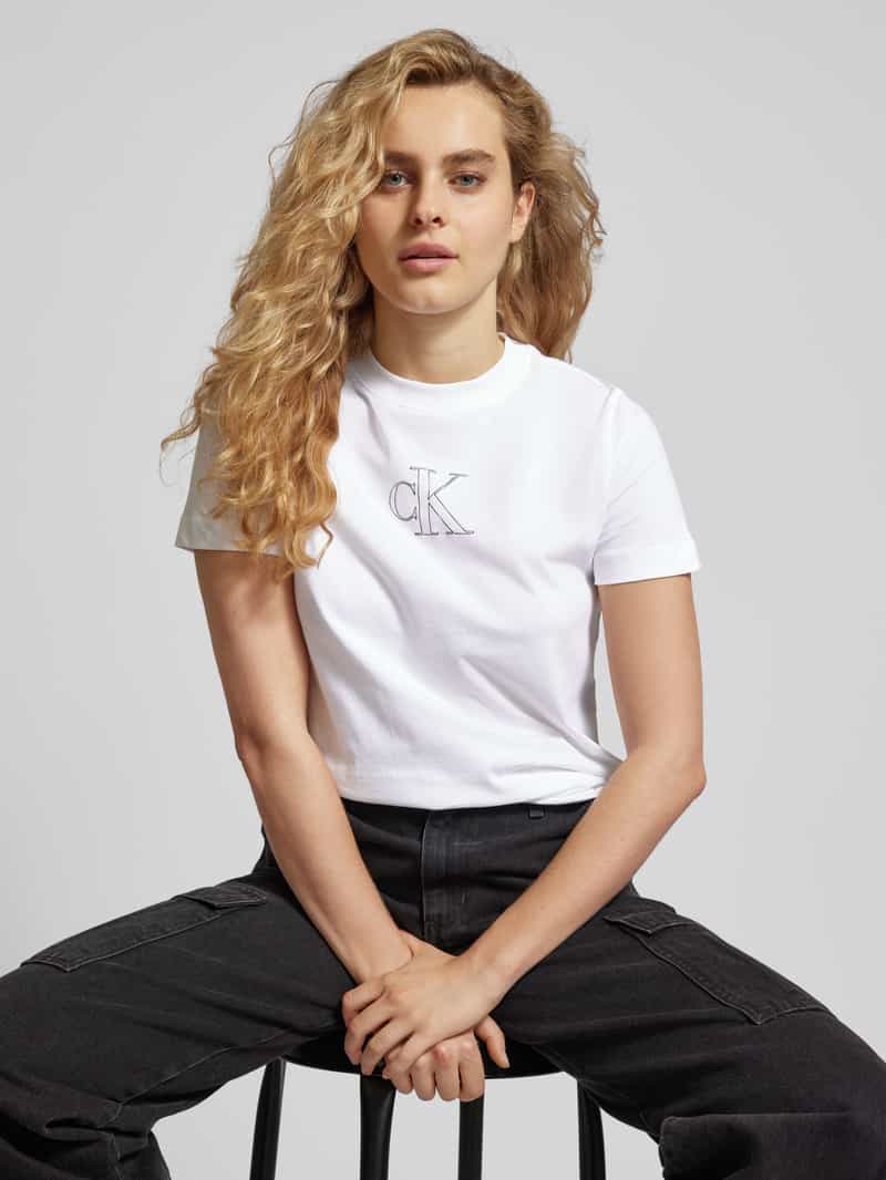 Calvin Klein Jeans T-shirt met labelprint