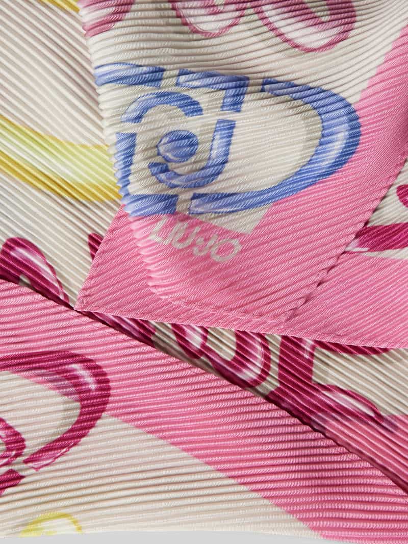 Liu Jo White Sjaal met plissévouwen model 'LAPUFF'