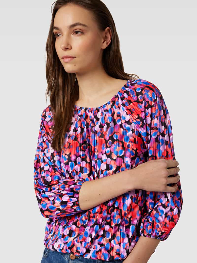 Christian Berg Woman Blouseshirt met all-over motief