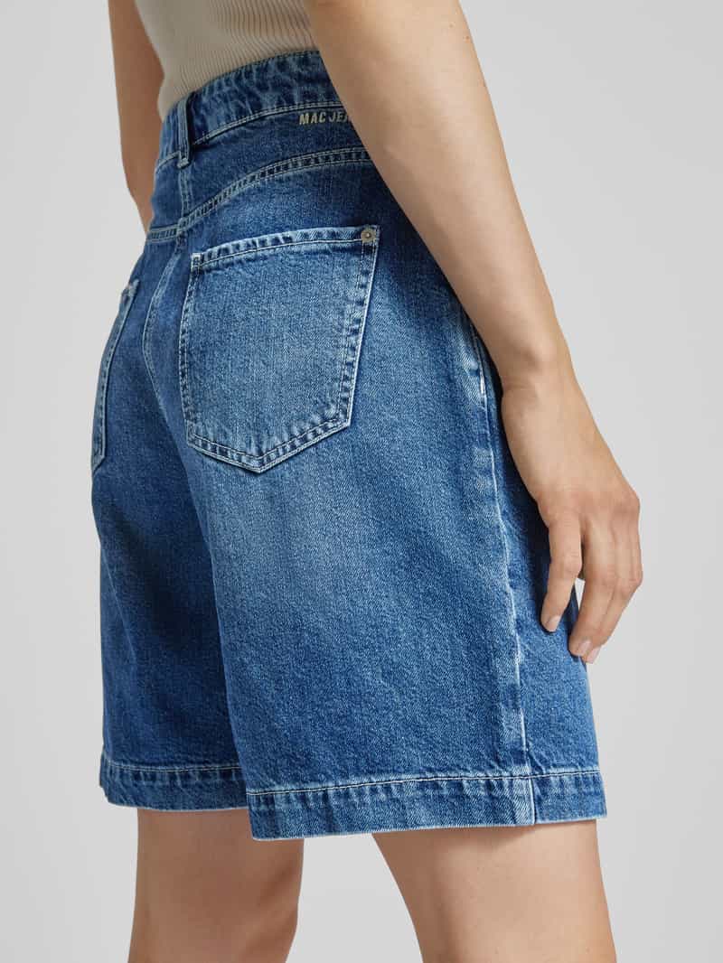 MAC Korte regular fit jeans in used-look