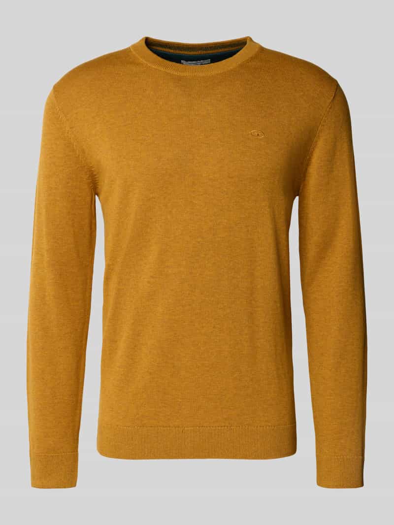 Tom Tailor Regular fit gebreide pullover van zuiver katoen