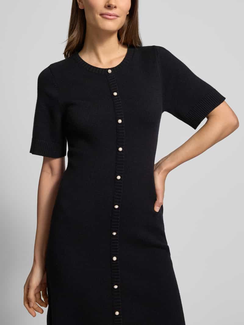 NEO NOIR Knielange jurk met doorknoopsluiting model 'ELISE'