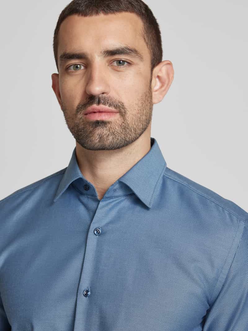 Boss Slim fit zakelijk overhemd met extra lange mouwen model 'Hank'