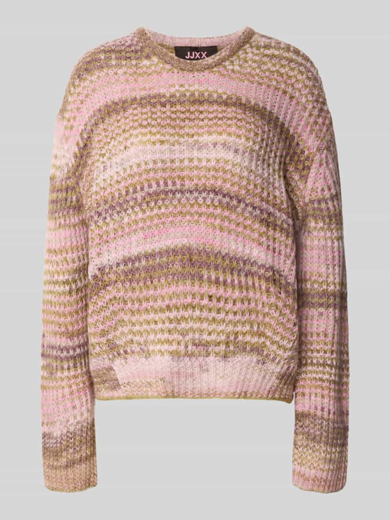 Gebreide pullover met ronde hals model 'SIMONE'
