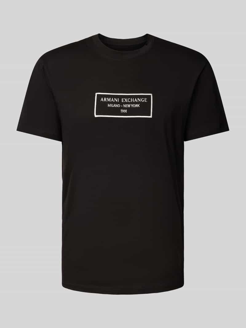 Armani Exchange T-shirt met ronde hals
