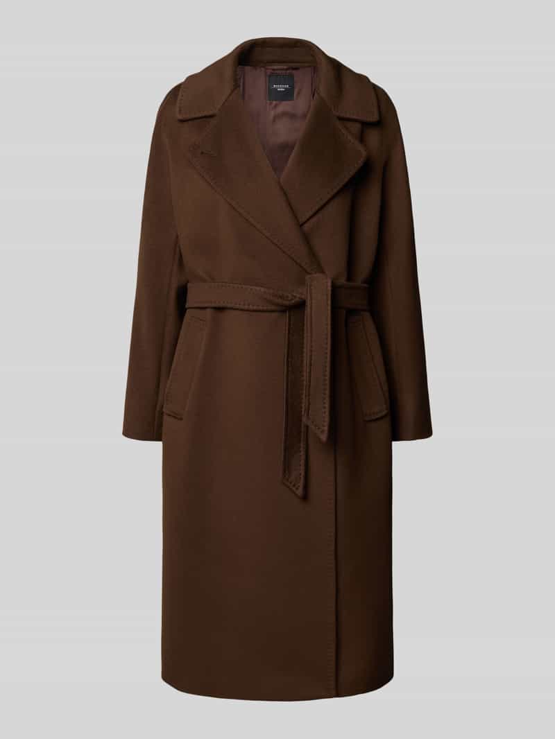 Weekend Max Mara Regular fit lange wollen jas van zuivere scheerwol model 'RESINA'