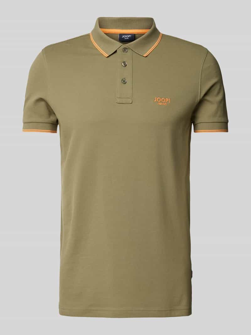 JOOP! JEANS Regular fit poloshirt met knoopsluiting model 'Agnello'