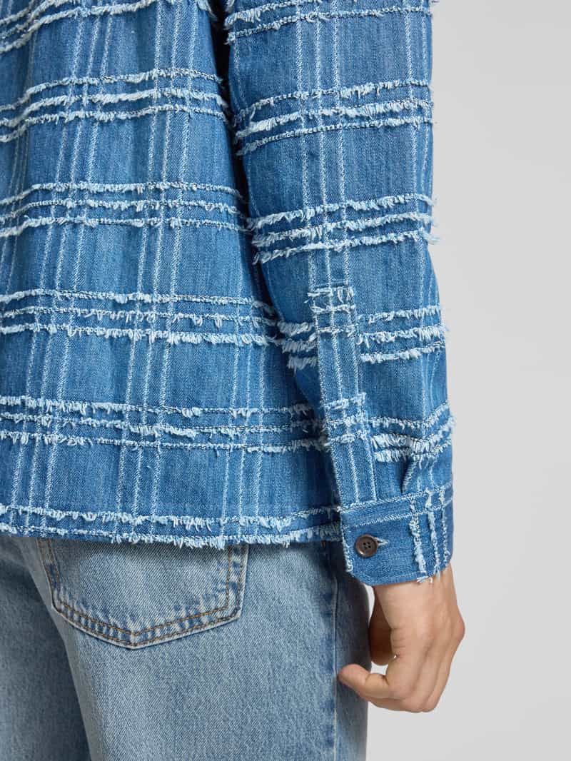 Samsøe Regular fit overhemdjack met platte kraag en knoopsluiting