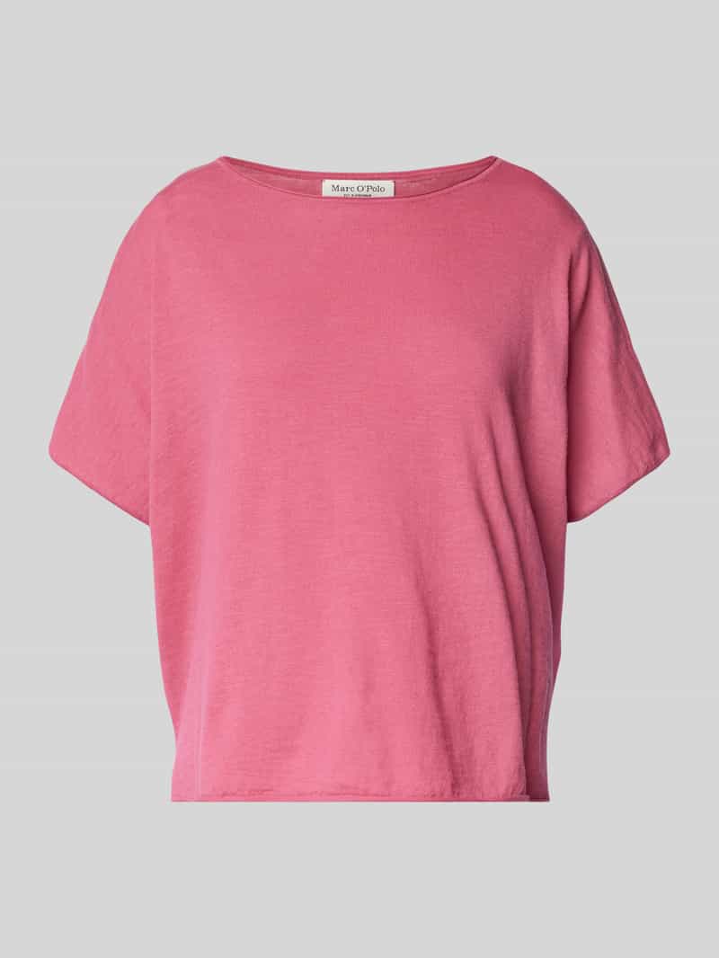 Marc O'Polo Oversized gebreid shirt van een mix van katoen en linnen