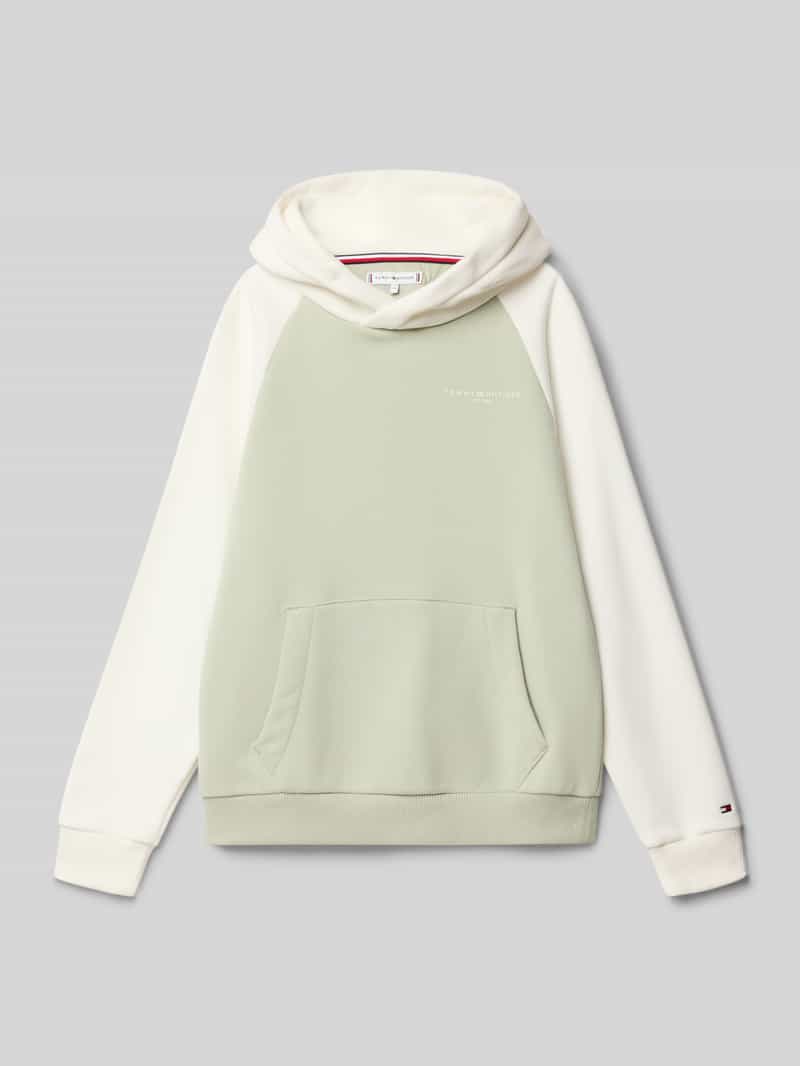 Tommy Hilfiger Kids Relaxed fit hoodie van katoenmix