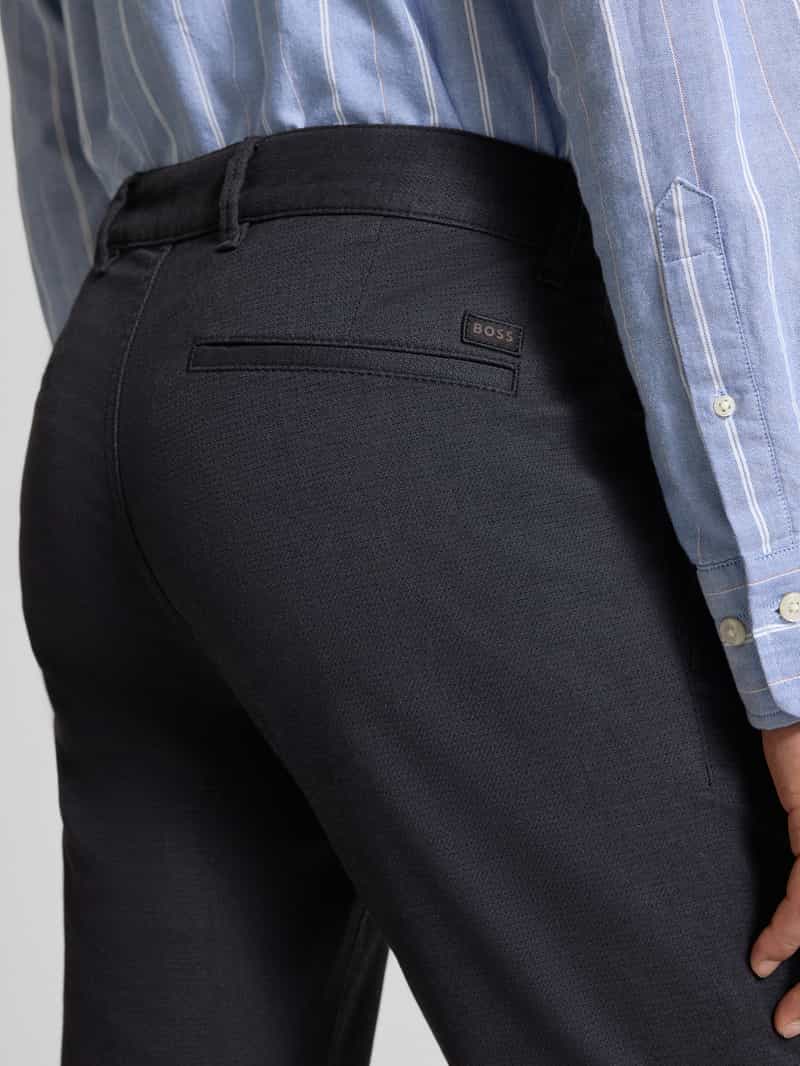 Boss Orange Slim fit chino van katoenmix