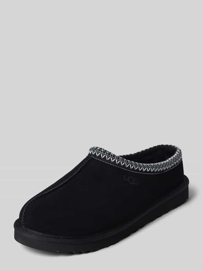 Pantoffels van leer model 'TASMAN II'