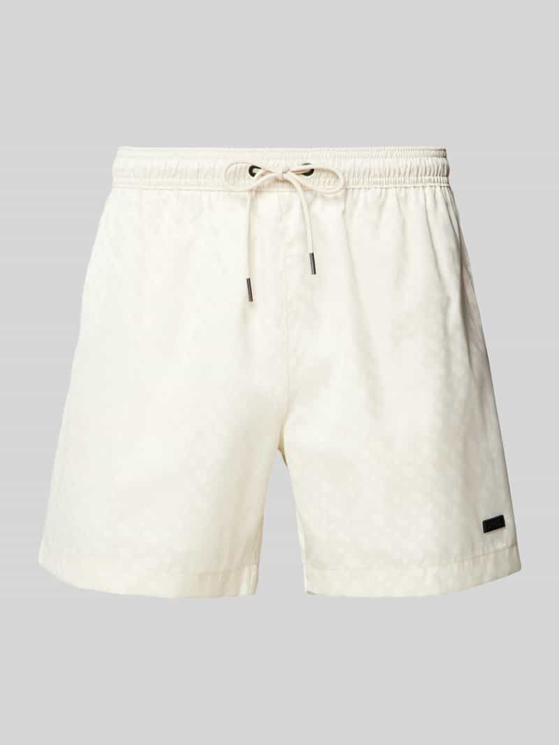 Boss Relaxed fit zwembroek met labelbadge model 'Jacques'