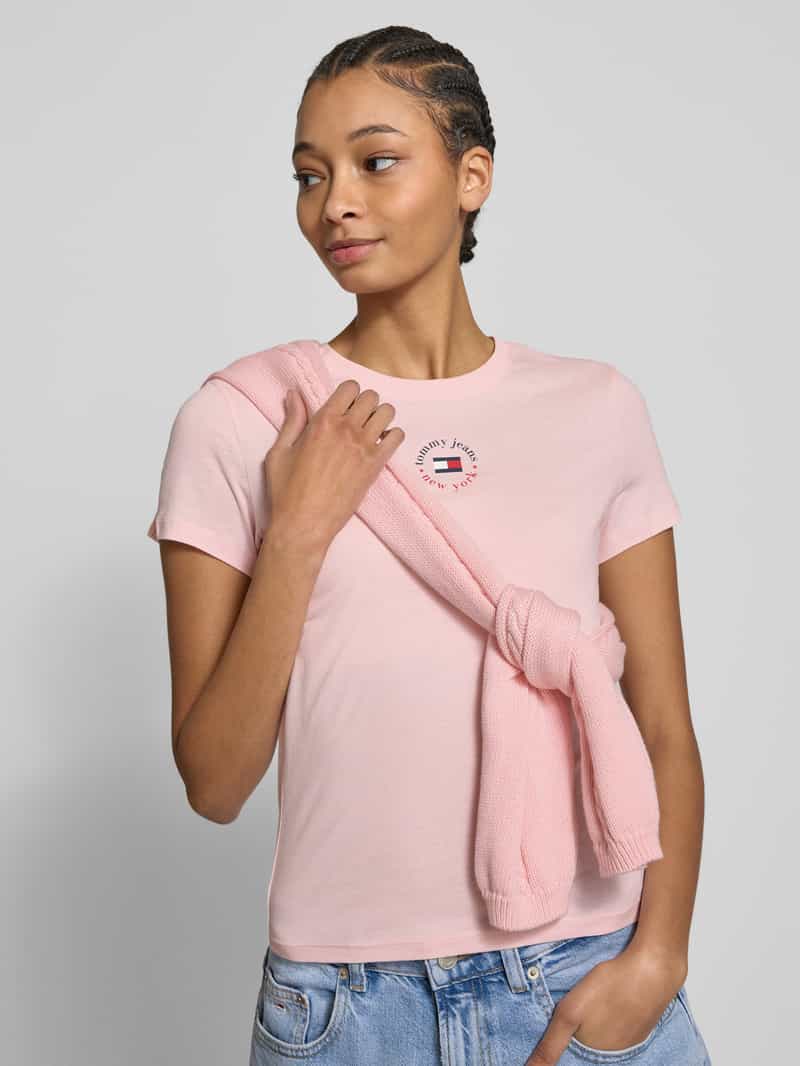 Tommy Jeans T-shirt met ronde hals model 'ESSENTIAL'