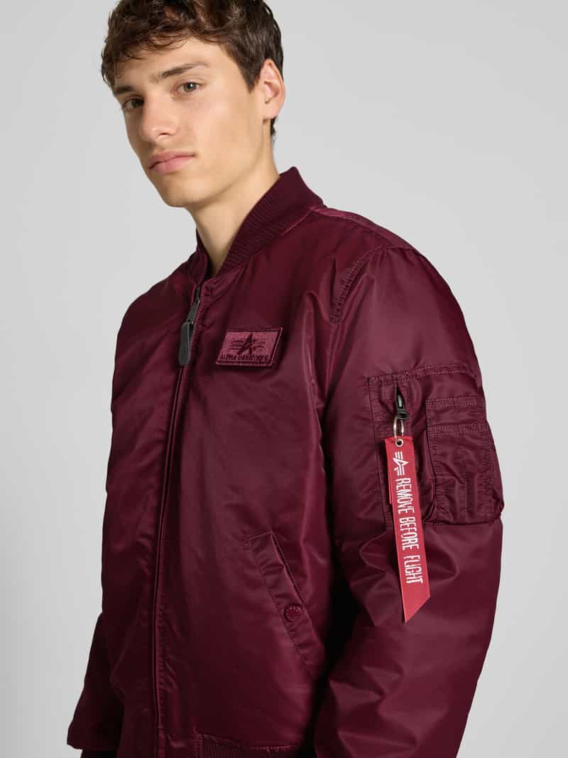 alpha industries Bomberjack met labelpatch