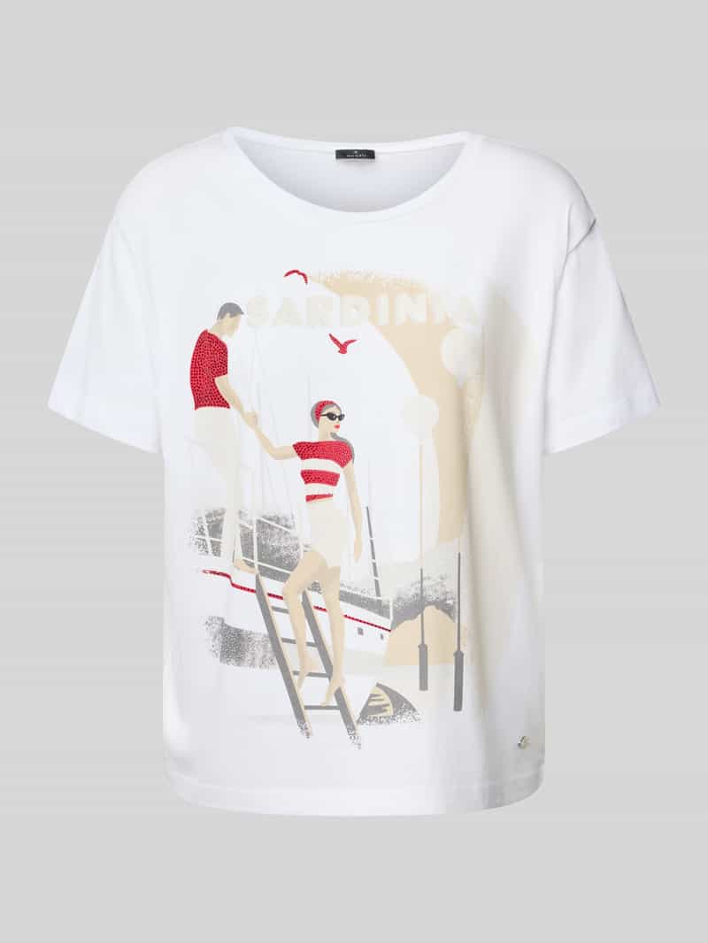 monari T-shirt met ronde hals
