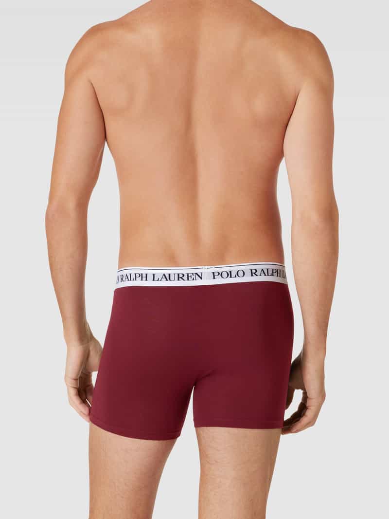 Boxershort met elastische band met logo, model 'BOXER BRIEF- PACK' Polo Ralph Lauren Underwear
