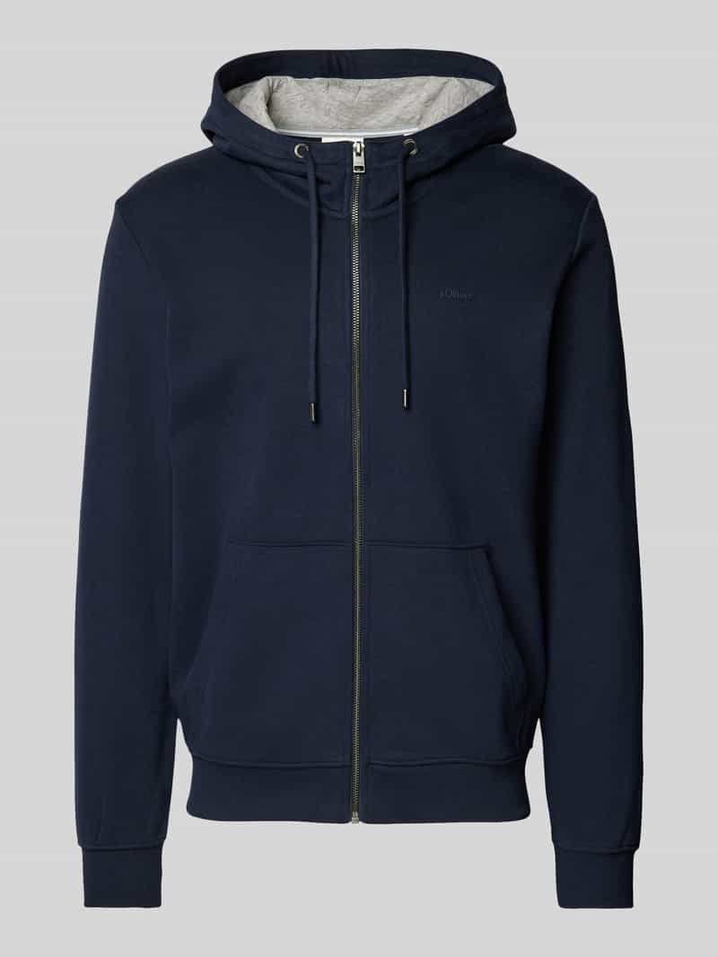 s.Oliver RED LABEL Sweatjack met kangoeroezak