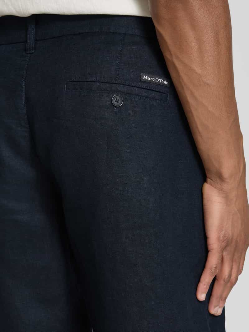 Marc O'Polo Regular fit korte broek van puur linnen model 'RESO JOGGER'