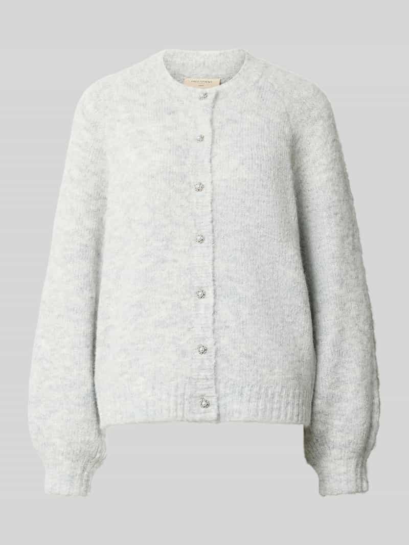 FREE QUENT Gebreid jack met ronde hals model 'Luisa'