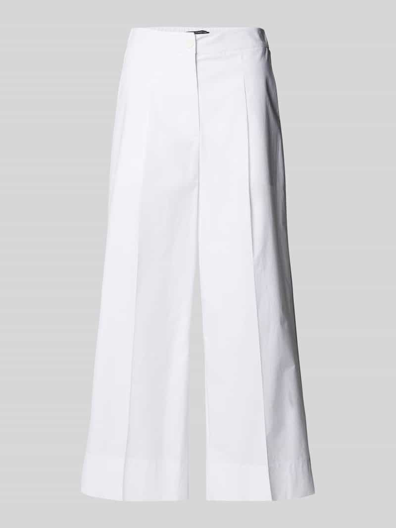 LUISA CERANO Wide leg bandplooibroek met elastische band