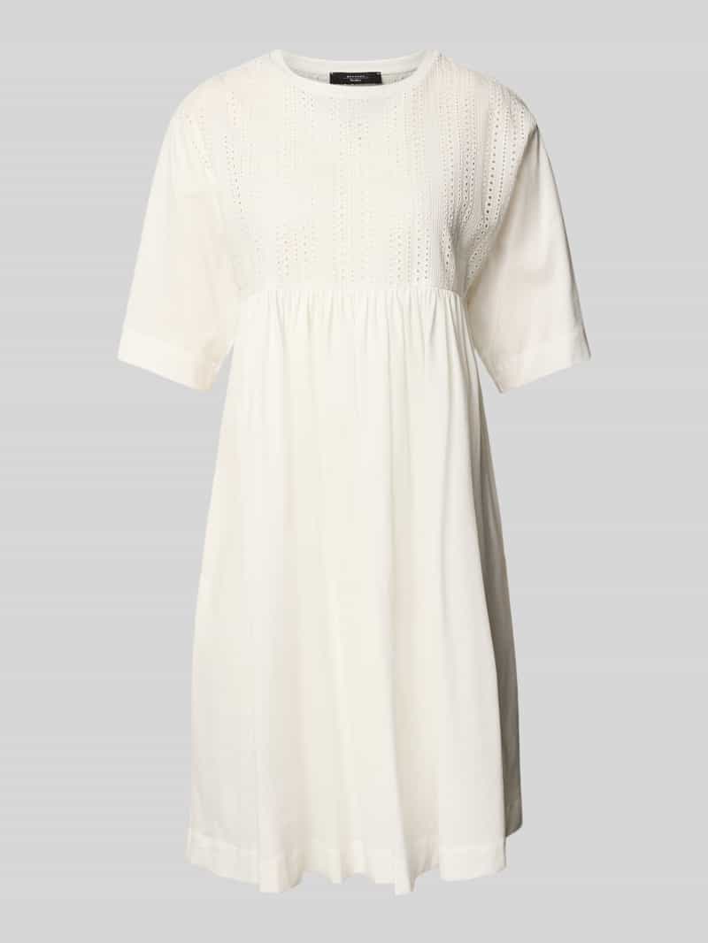 Weekend Max Mara Knielange jurk met broderie anglaise model 'MORETTO'