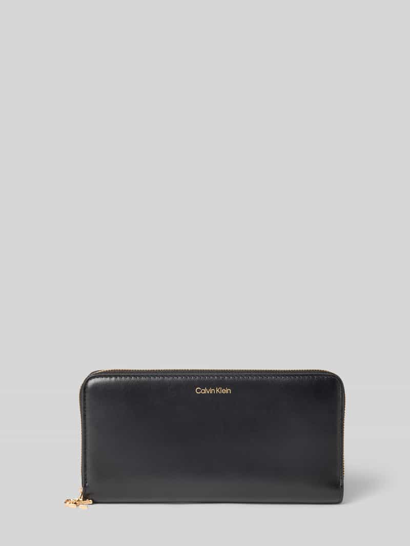 CK Calvin Klein Portemonnee met logoprint model 'Aroun'