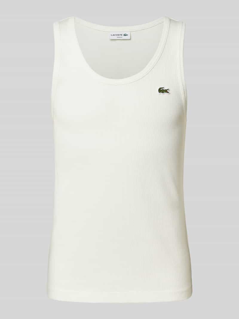 Lacoste Tanktop in riblook