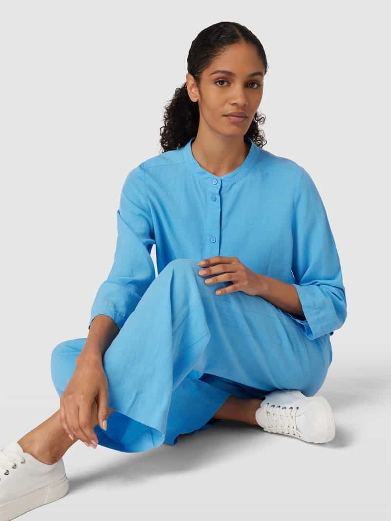 LANIUS Stoffen broek van een mix van lyocell en linnen