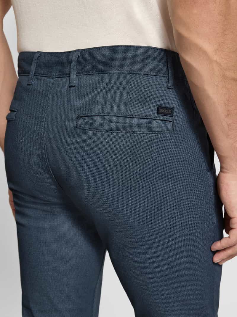 Boss Orange Slim fit chino van katoenmix