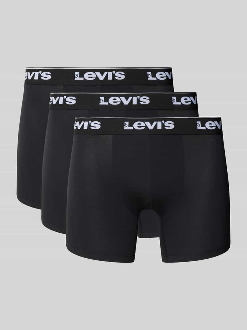 Levi's Boxershort met band met label in een set van 3 stuks
