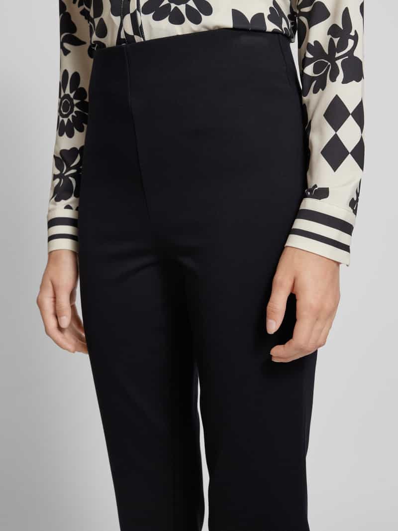 b.Young Flared stoffen broek met elastische band model 'Parrin'