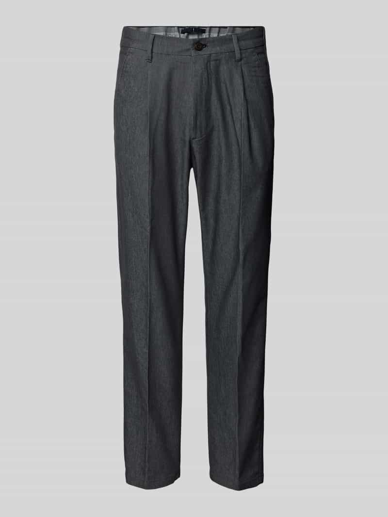 JOOP! JEANS Loose fit bandplooibroek met achterzakken model 'Lead'