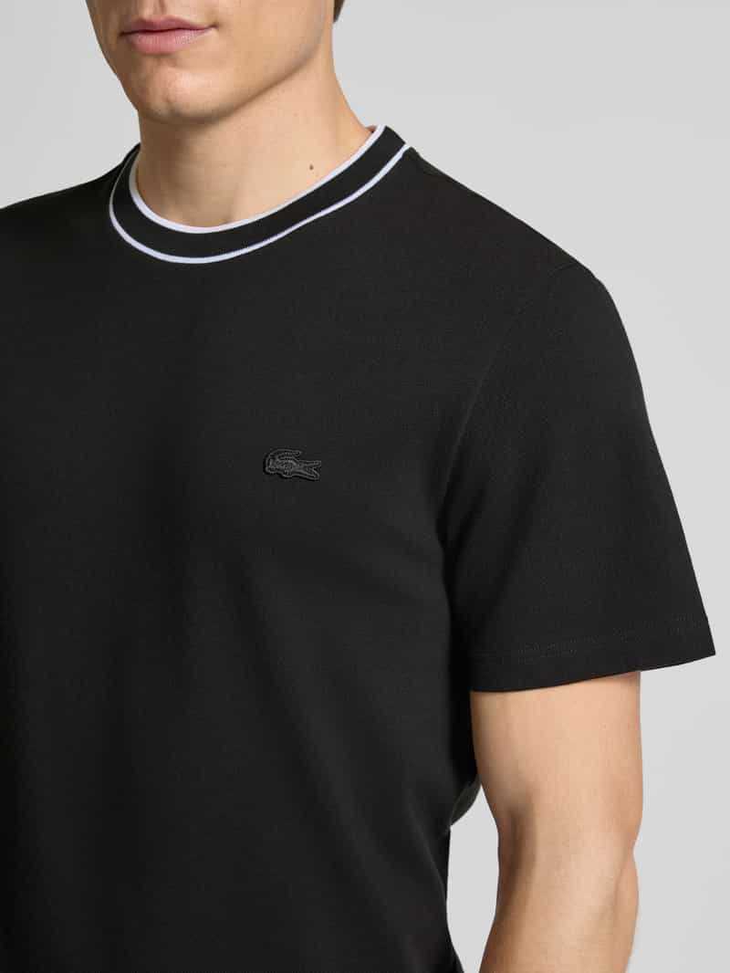 Lacoste Regular fit T-shirt van katoenmix