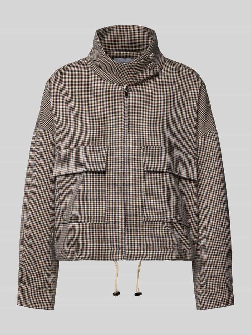 SUNCOO PARIS Jack met opstaande kraag en klepzakken model 'DARIO'