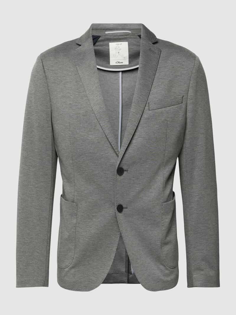 s.Oliver BLACK LABEL 2-knoops colbert met viscose