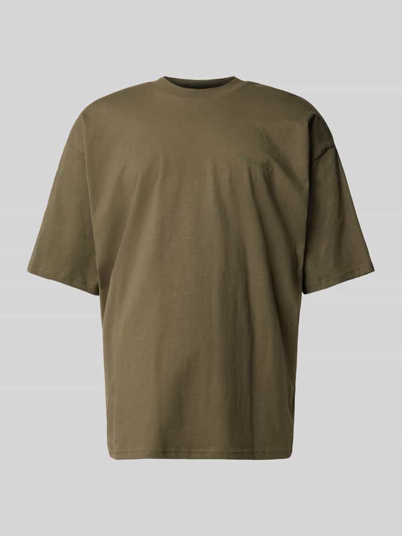 REVIEW Oversized T-shirt met labelprint