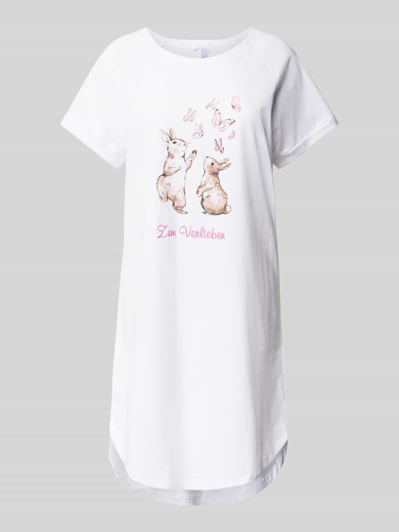 LOUIS & LOUISA Nachthemd met motiefprint