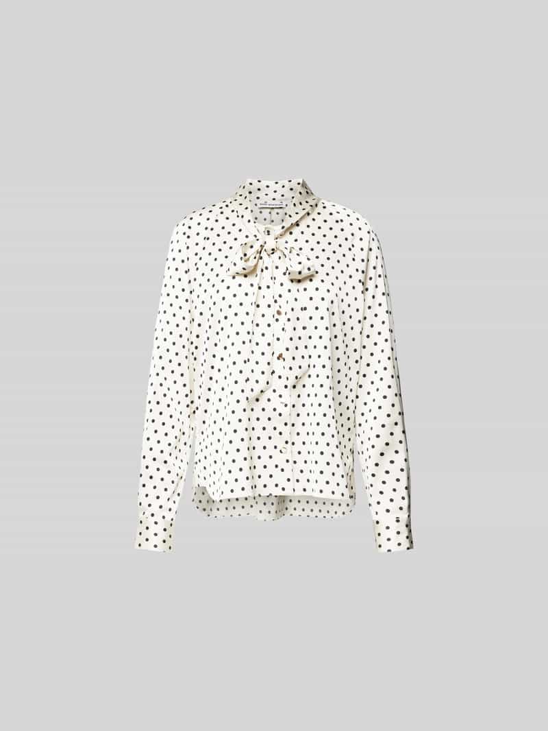 overhemdblouse met strikdetail