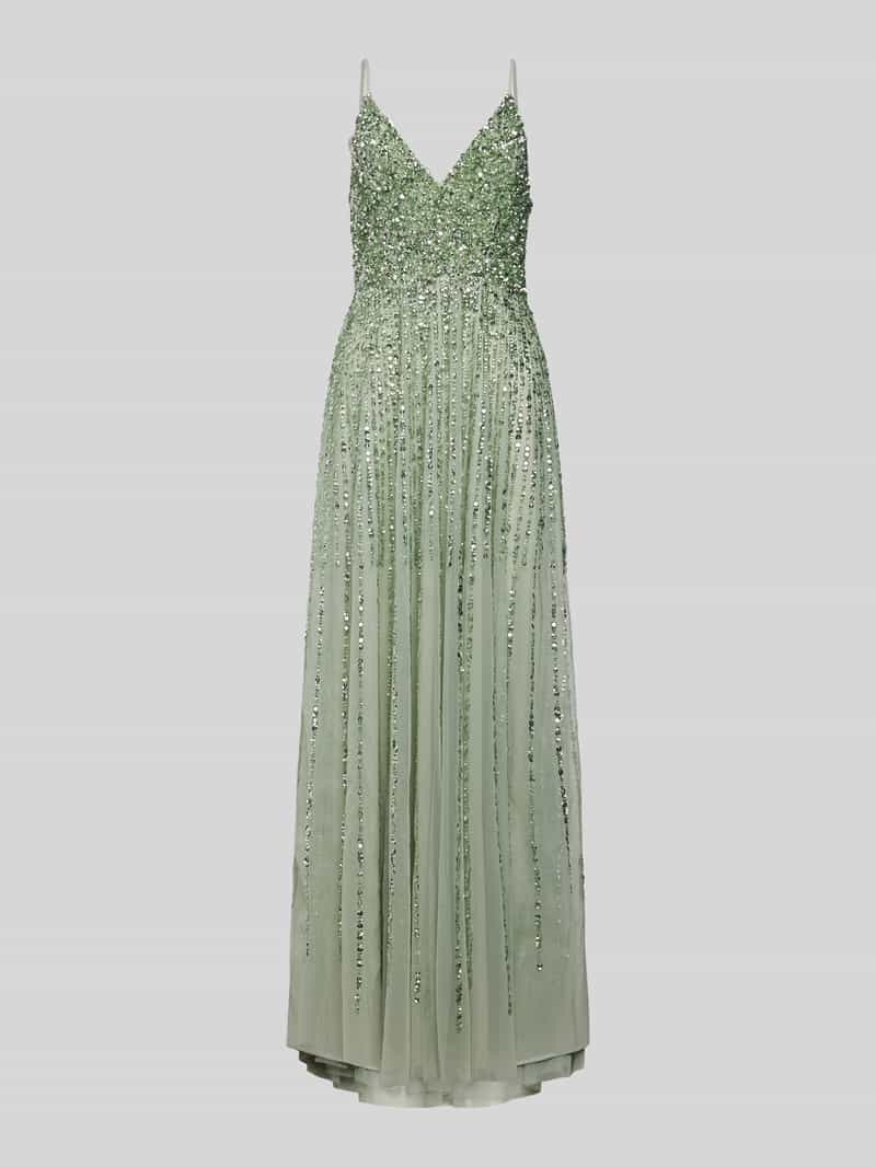 Lace & Beads Avondjurk met pailletten