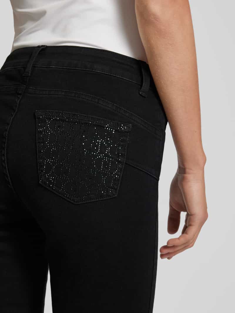 Liu Jo White Slim fit jeans met 5-pocketmodel model 'DEVINE'
