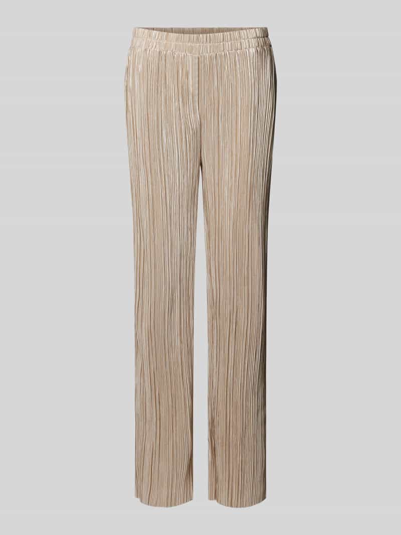 FREE QUENT Regular fit stoffen broek met plissévouwen model 'Raze'