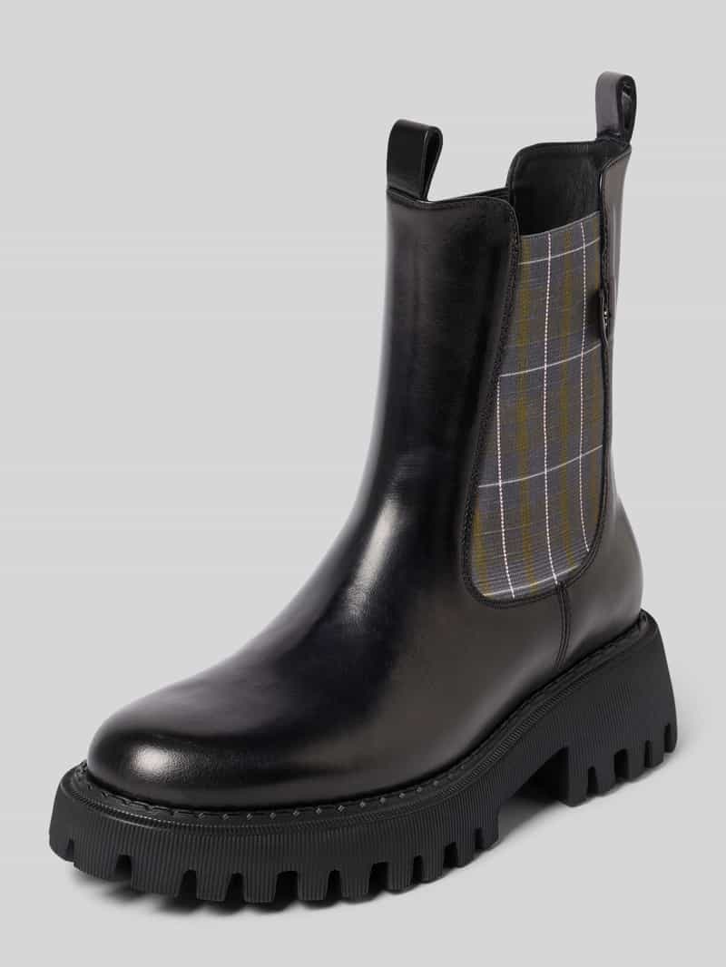 Marc Cain Bags & Shoes Laars van echt leer met logodetail