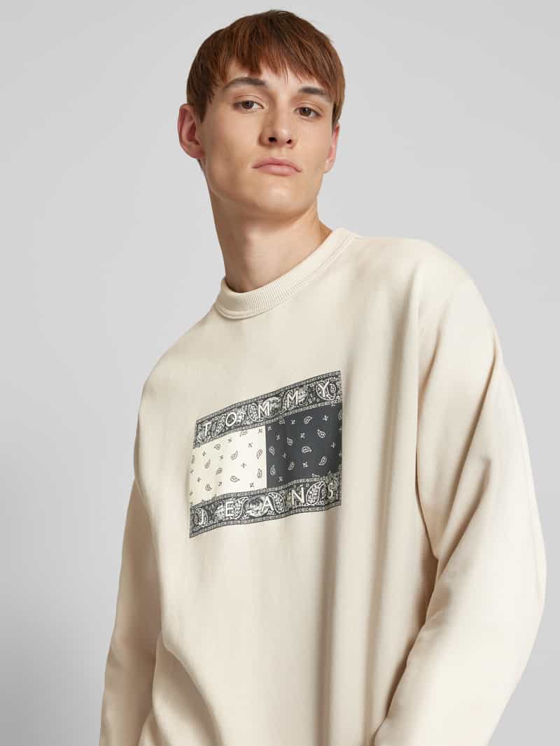 Tommy Jeans Relaxed fit sweatshirt van puur katoen