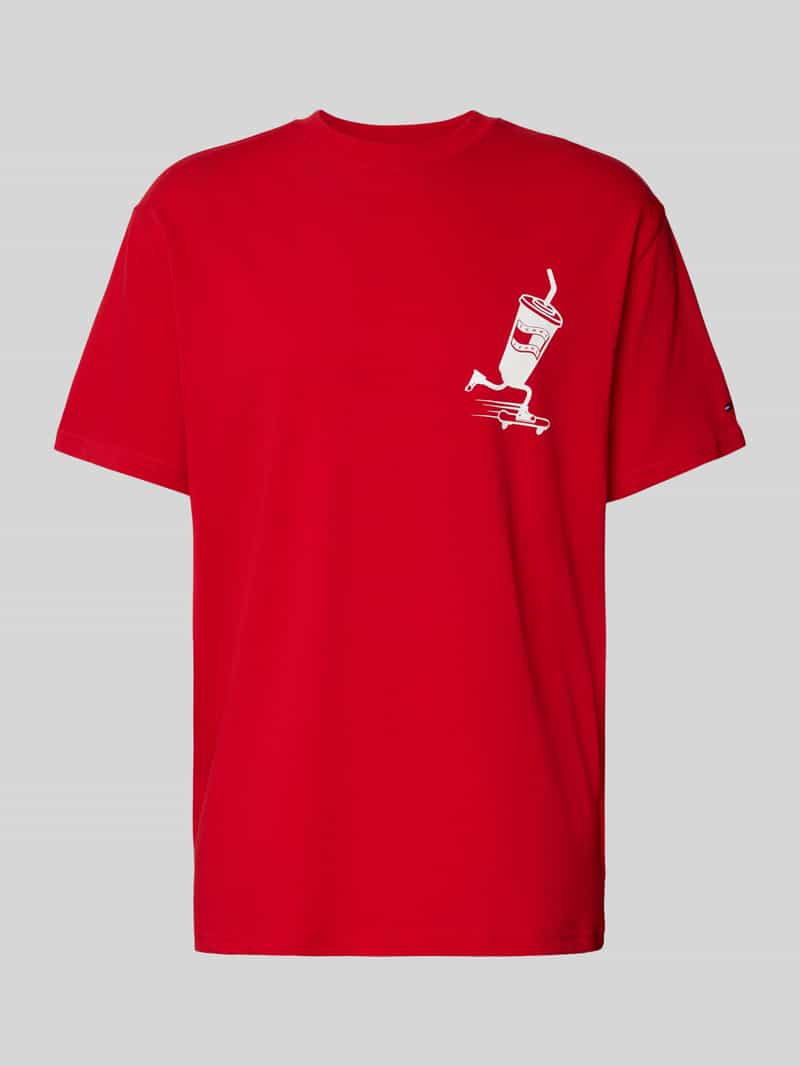 Tommy Jeans Regular fit T-shirt van puur katoen