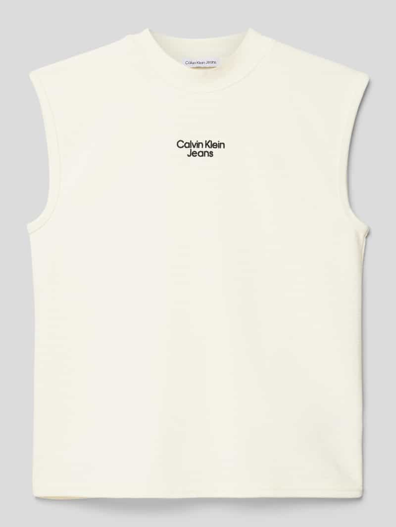 Calvin Klein Jeans Top met labeldetail model 'OTTOMAN'