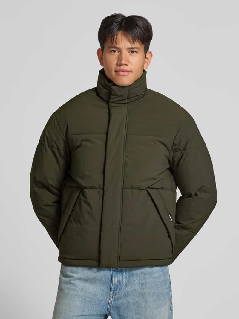 jack & jones Gewatteerd jack met verborgen ritssluiting model 'SOHO'
