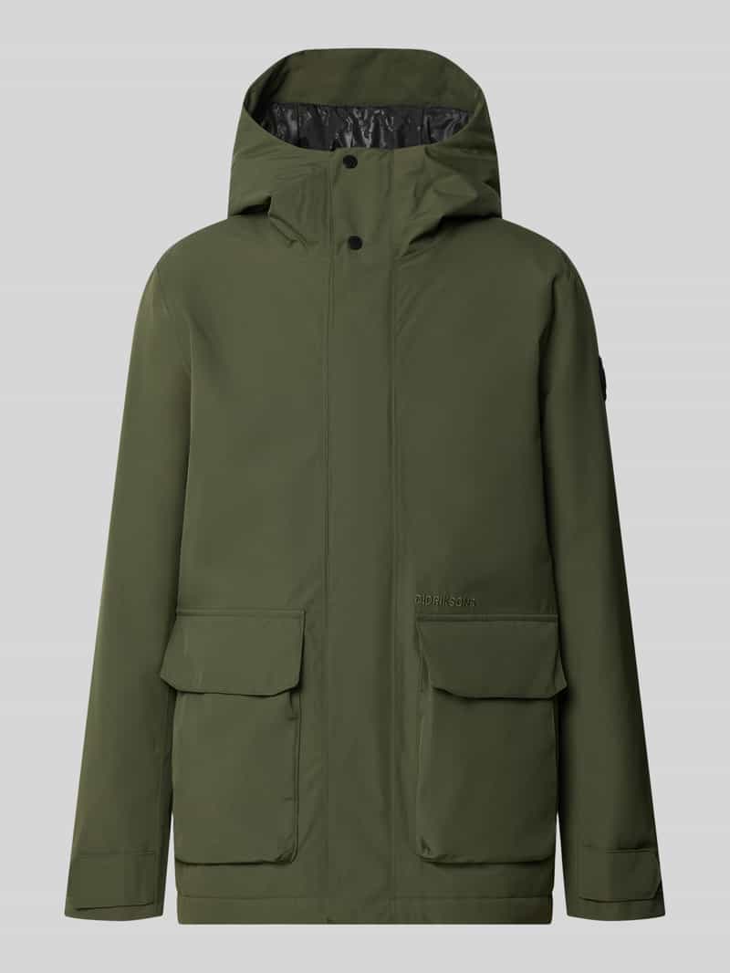 Didriksons Regular fit jack met opgestikte zakken model 'Liam'