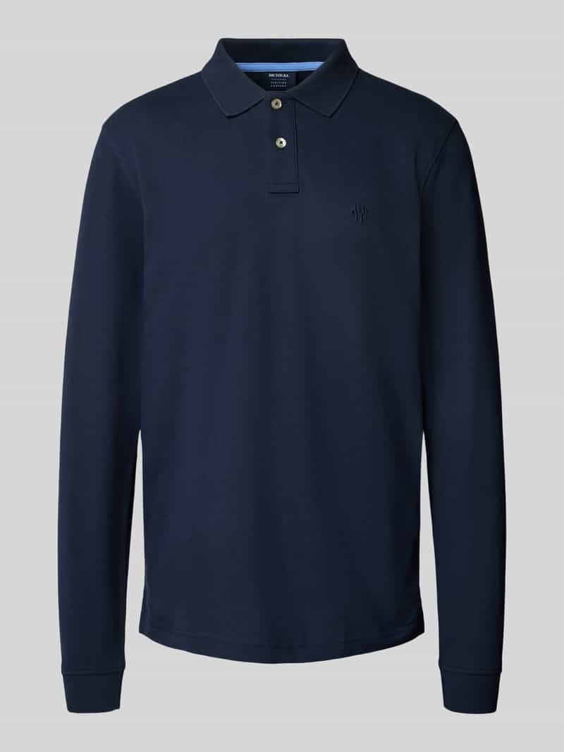 MCNEAL Regular fit poloshirt met labelstitching